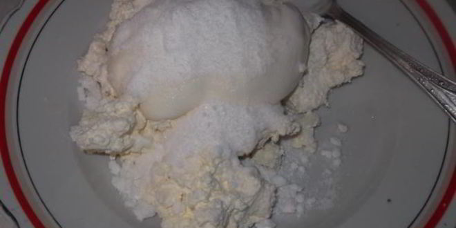 Рецепт творожно-клубничного десерт