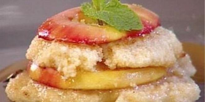 Рецепт Запеченных яблок с карамельно-ванильным соусом с корицей