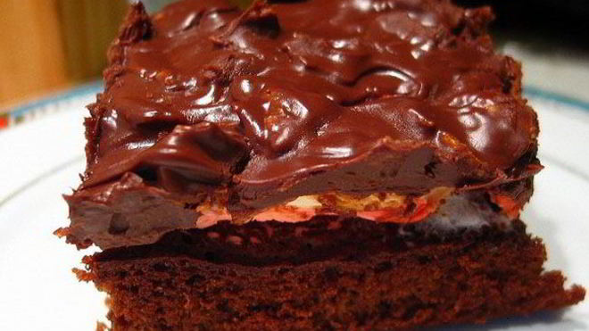 Рецепт брауни с зефиром