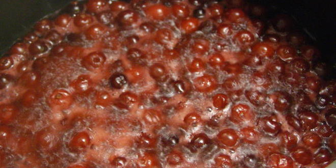 Рецепт брусничного зефира с малиновым соусом