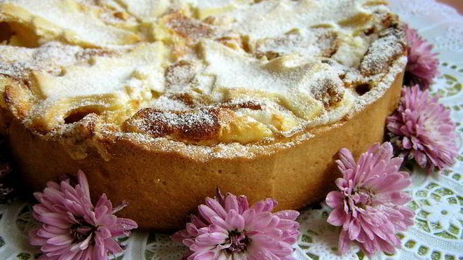Рецепт праздничной творожно-лимонная кростата с зефиром