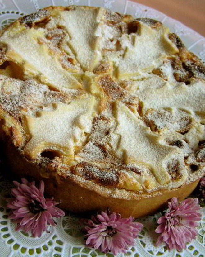 Рецепт праздничной творожно-лимонная кростата с зефиром