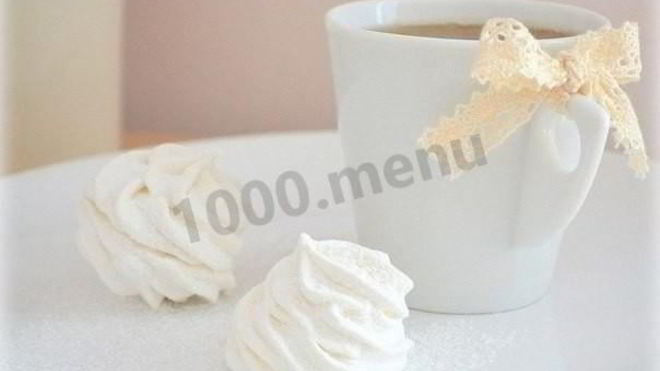 Рецепт зефира из яблочного пюре