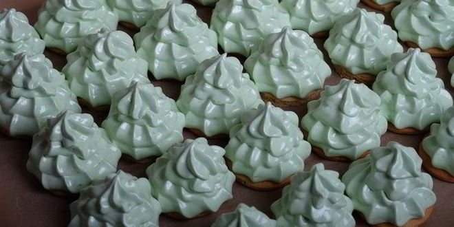 Рецепт зефирных елочек