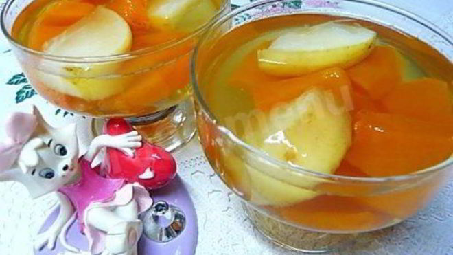 Рецепт желе десерт из тыквы