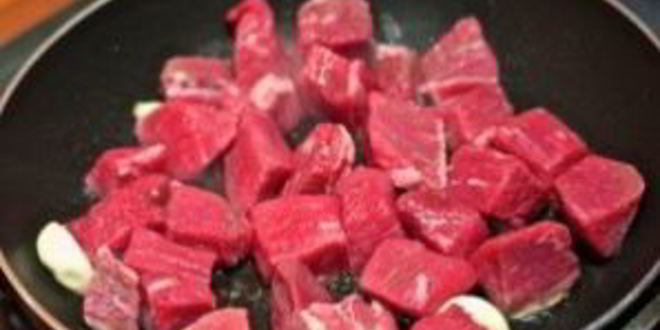 Рецепт азу из говядины с огурцами