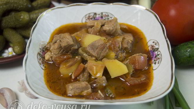 Рецепт азу из свинины