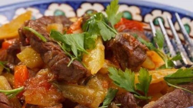 Рецепт азу по-татарски из говядины