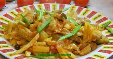 Рецепт Азу по-татарски с картофелем