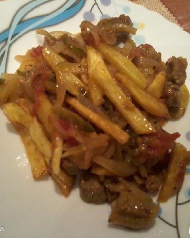 Рецепт азу по-татарски с картофелем