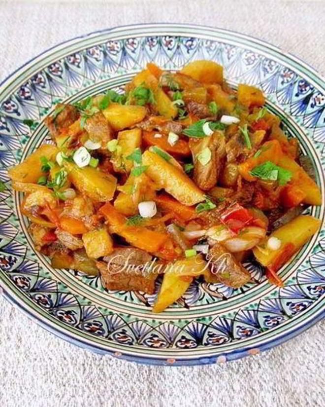 Рецепт азу по-татарски