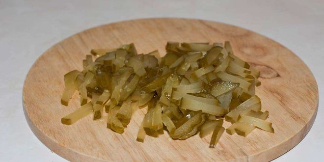 Рецепт азу с солеными огурцами и с картошкой