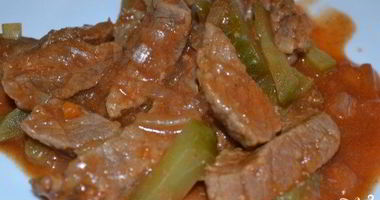 Рецепт Азу с солеными огурцами