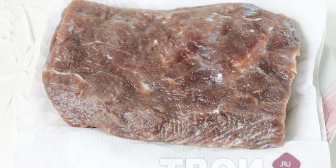 Рецепт бастурмы