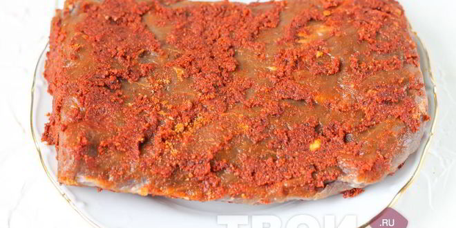 Рецепт бастурмы