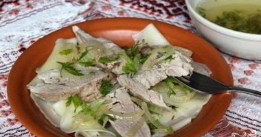 Рецепт Башкирского бешбармака