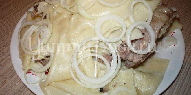 Рецепт Бешбармака из баранины в мультиварке