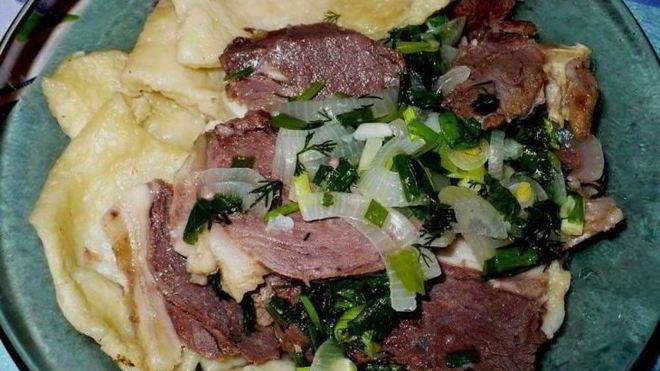 Рецепт бешбармака из баранины