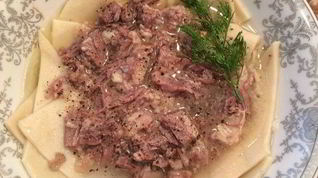 Рецепт Бешбармака из говяжьих ребер