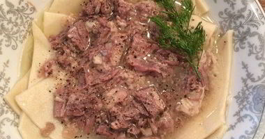 Рецепт Бешбармака из говяжьих ребер