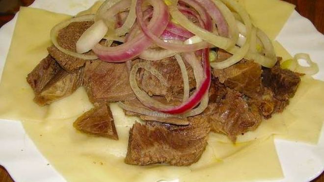 Рецепт бешбармака из конины