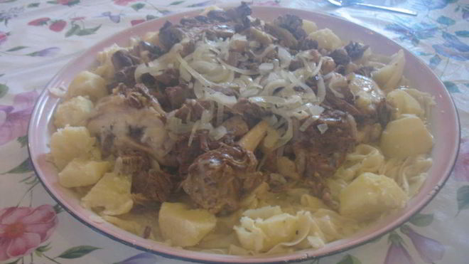 Рецепт бешбармака из утки