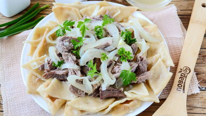 Рецепт бешбармака классического