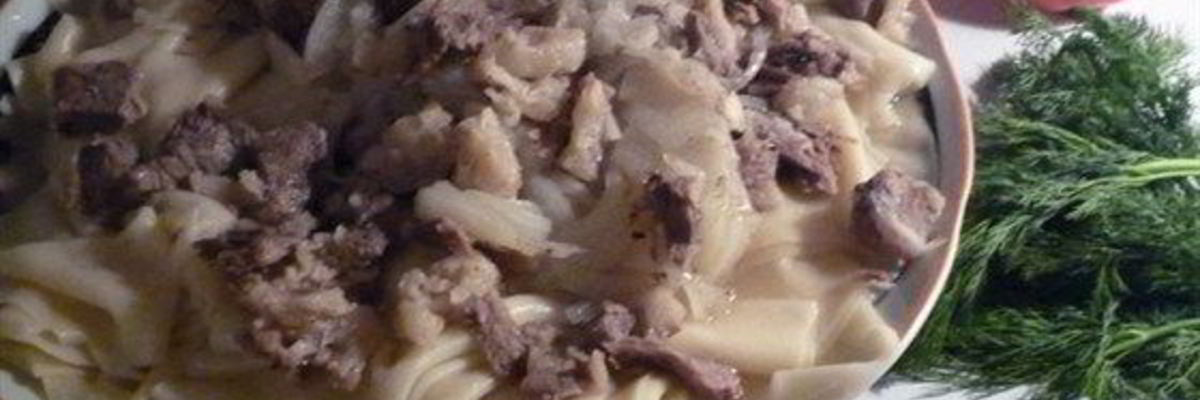 Рецепт Бешбармака с бараниной