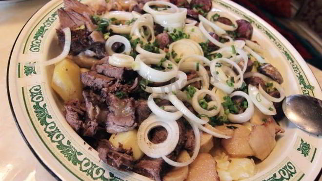 Рецепт бешбармака с картошкой