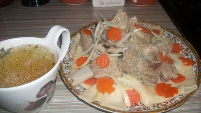 Рецепт казахского бешбармака