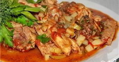 Рецепт Чахохбили из курицы с картошкой
