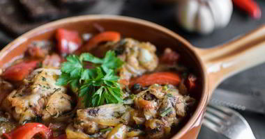 Рецепт Чахохбили из курицы с яйцами