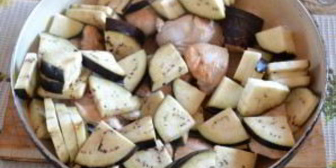 Рецепт чахохбили с баклажанами