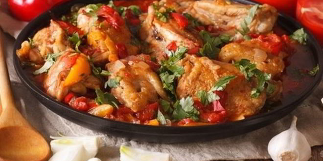 Рецепт Чахохбили с курицей по-тбилисски
