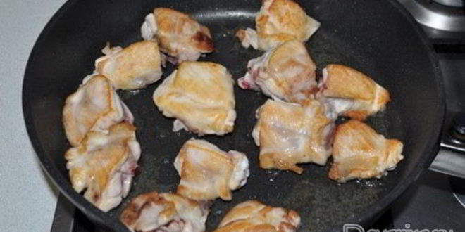 Рецепт чахохбили с орехами и вином