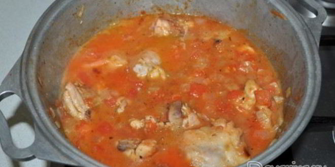 Рецепт чахохбили с орехами и вином