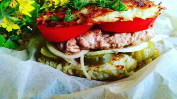 Рецепт Драника-бургера