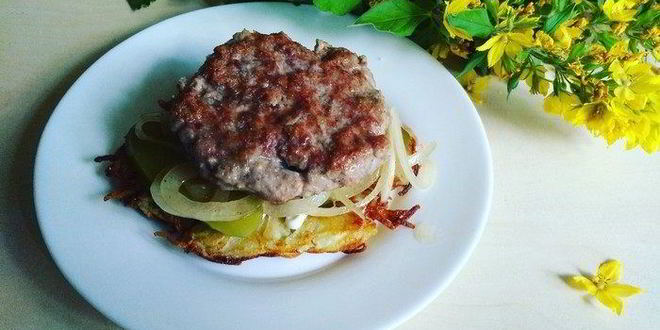 Рецепт драника-бургера