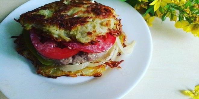 Рецепт драника-бургера