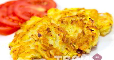 Рецепт Драников из кабачков и картофеля