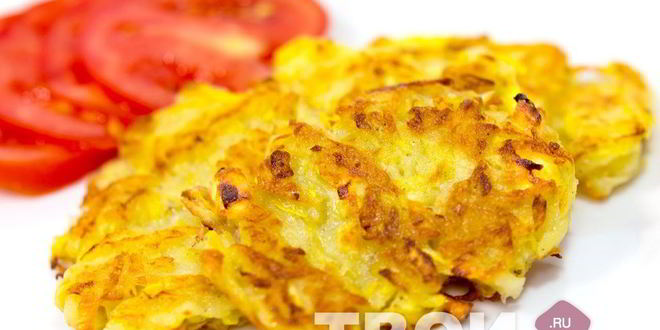 Рецепт Драников из кабачков и картофеля