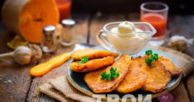 Рецепт Драников из тыквы