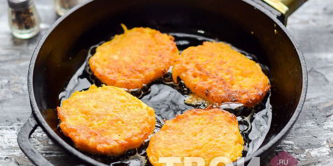 Рецепт драников из тыквы