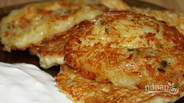Рецепт Драников картофельных с сыром