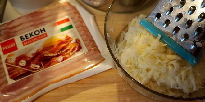 Рецепт драников с беконом