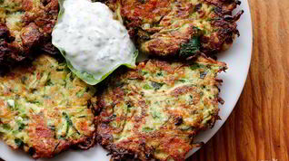 Рецепт Драников с брынзой