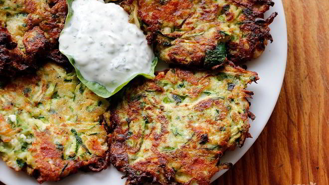 Рецепт драников с брынзой