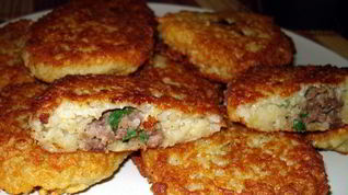 Рецепт Драников с мясом