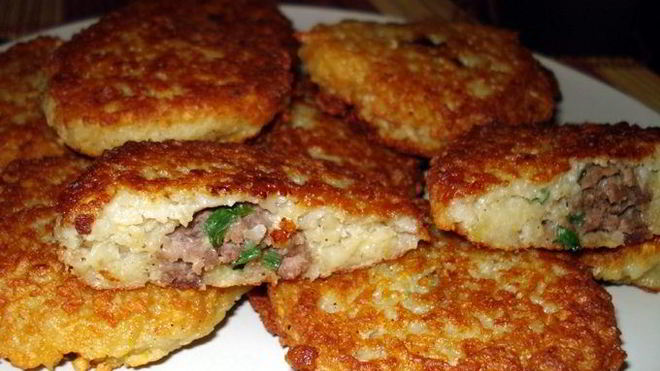 Рецепт драников с мясом