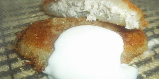 Рецепт драников с начинкой